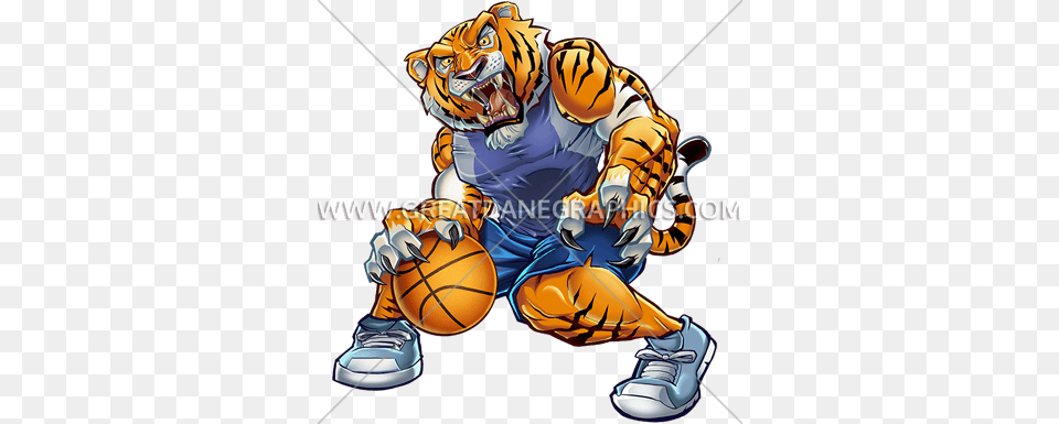 Basketball Tiger Production Ready Artwork For T Shirt Printing, Ball, Basketball (ball), Sport Free Png
