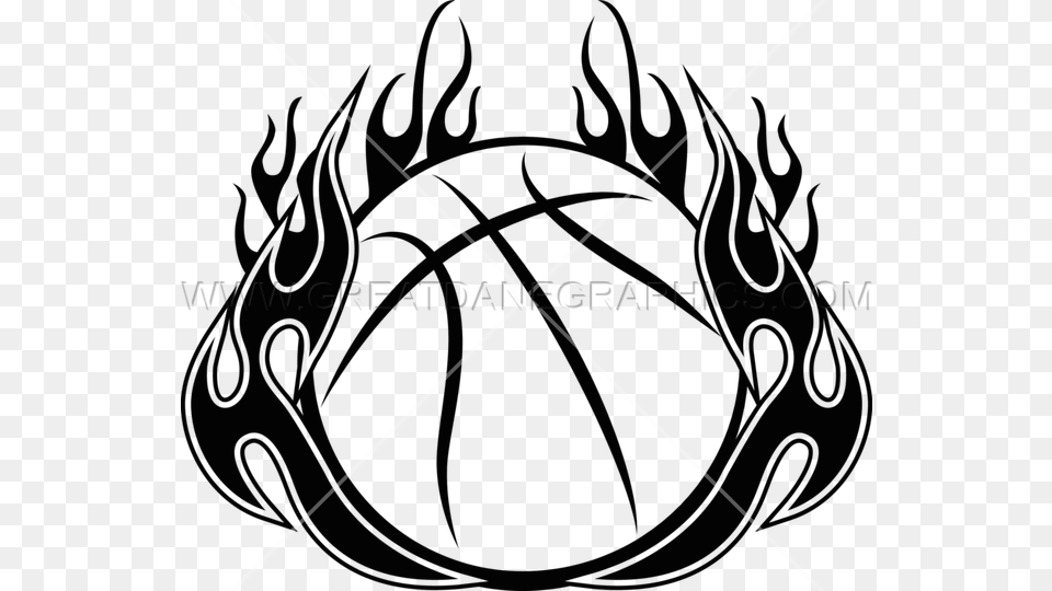 Basketball With Flames Clipart Clip Art Images, Bow, Weapon Png