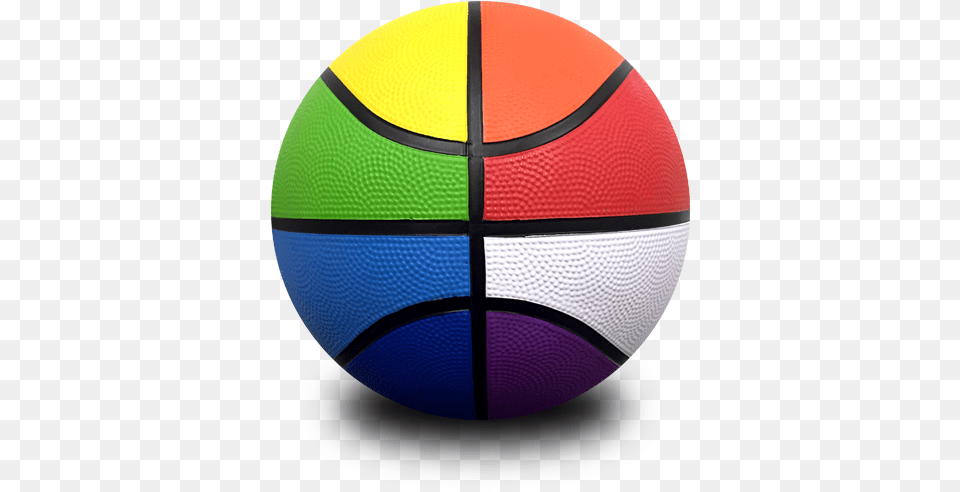 Basketballs Cool Rainbow Patterned Basketball Perfect Rainbow Basketball Transparent Background, Sphere, Ball, Football, Soccer Png