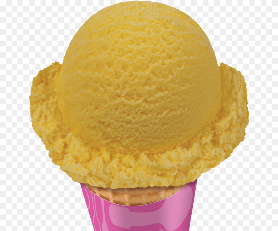 Baskin Robbins Mango Yogurt, Cream, Dessert, Food, Ice Cream Png Image