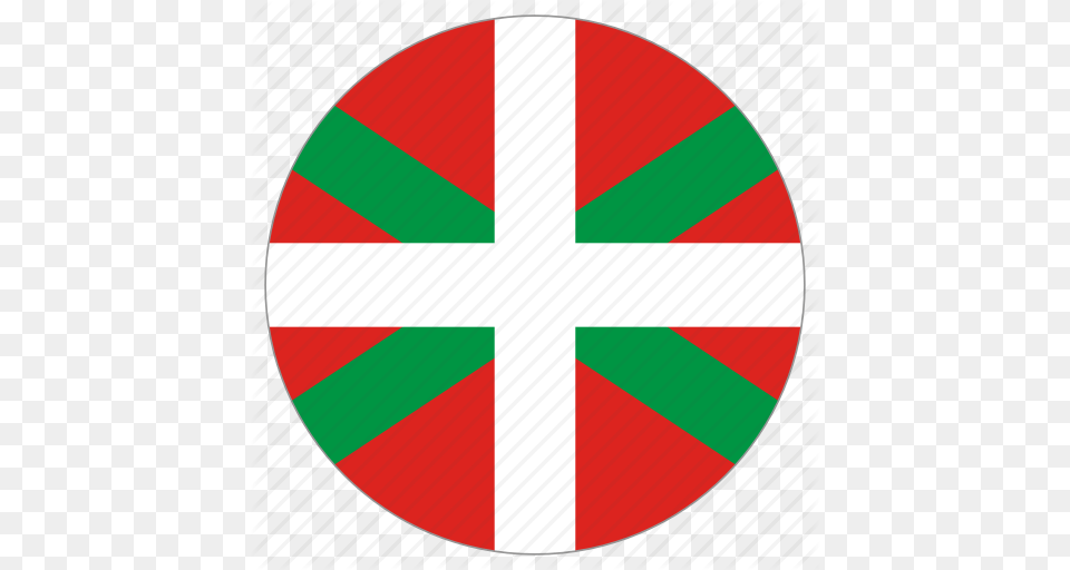 Basque Country Circle Country Flag World Icon, Disk Free Transparent Png