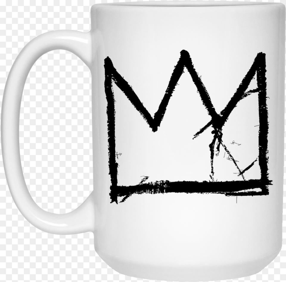 Basquiat Crown Jean Michel Basquiat Crown, Cup, Beverage, Coffee, Coffee Cup Png Image