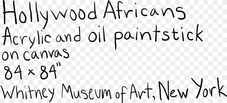 Basquiat Enjoyed Attacking The Art World From The Outside Calligraphy, Gray Free Transparent Png