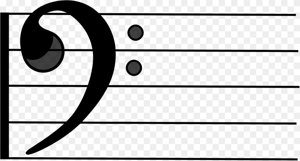 Bass Clef, Gray Png Image