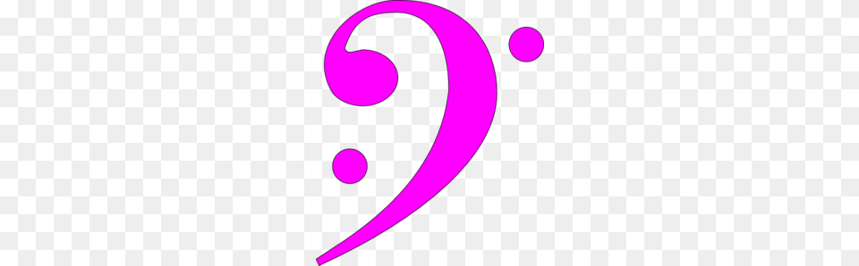 Bass Clef Magenta Clip Art, Graphics, Purple, Astronomy, Moon Free Transparent Png