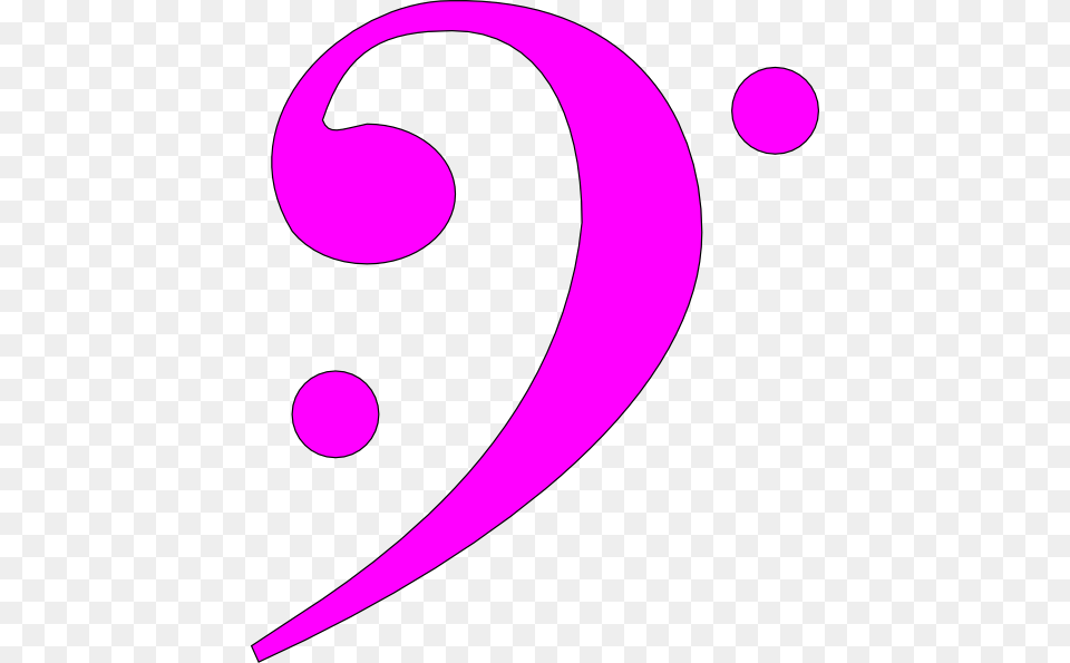 Bass Clef Magenta Clip Art, Pattern, Graphics, Purple Free Png