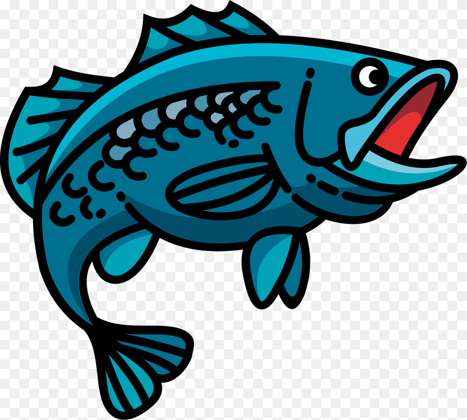 Bass Fish Clipart, Animal, Sea Life, Cod, Shark Free Png