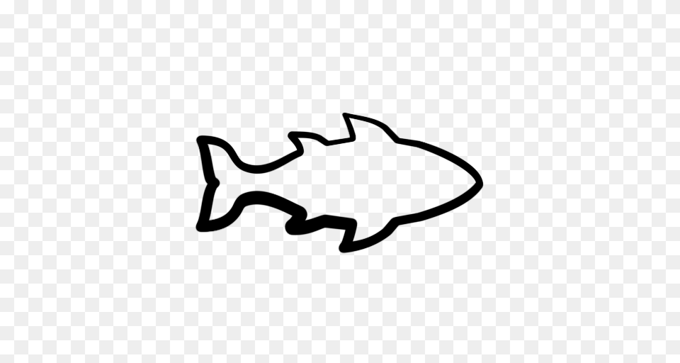 Bass Fish Outline, Stencil, First Aid, Symbol, Logo Free Transparent Png