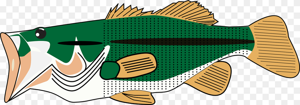 Bass Fish With Mouth Open Clipart, Animal, Sea Life, Shark Free Transparent Png