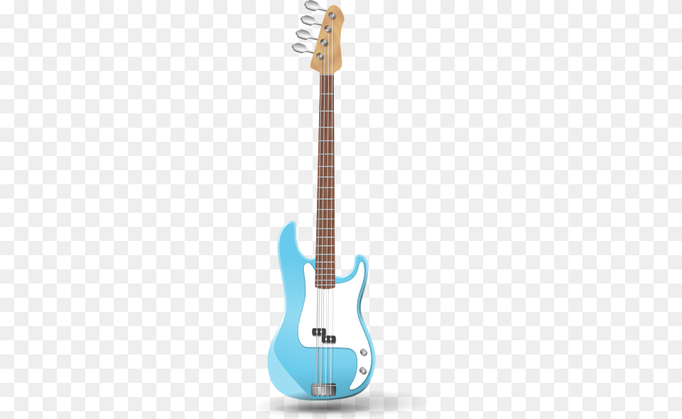 Bass Guitar Clip Art, Bass Guitar, Musical Instrument Png Image