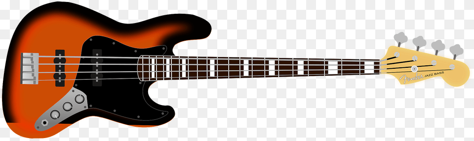 Bass Guitar Clipart, Bass Guitar, Musical Instrument Png Image