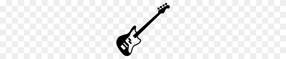 Bass Guitar Clipart Clipart, Gray Free Png