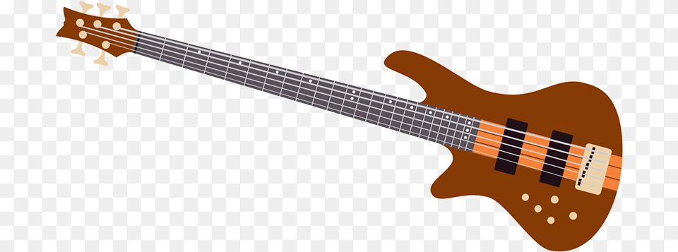 Bass Guitar Illustration On Behance Guitar Illustration, Bass Guitar, Musical Instrument Free Transparent Png