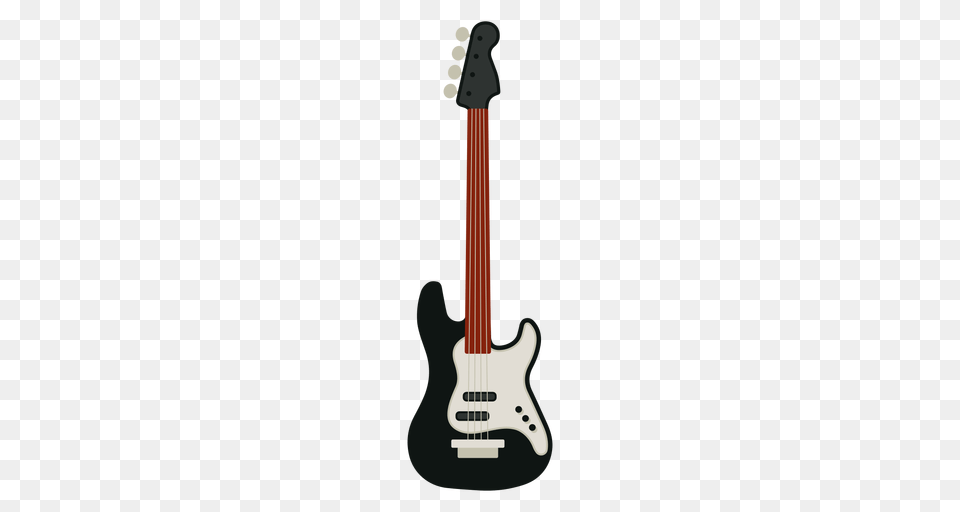 Bass Guitar Musical Instrument Icon, Bass Guitar, Musical Instrument Png Image