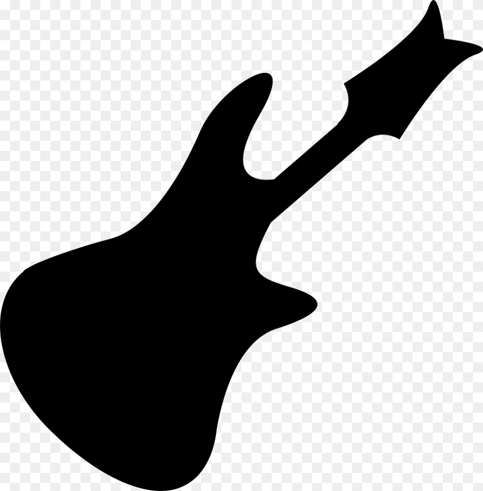 Bass Guitar Silhouette Guitarra Logo, Musical Instrument, Stencil, Animal, Kangaroo Png Image