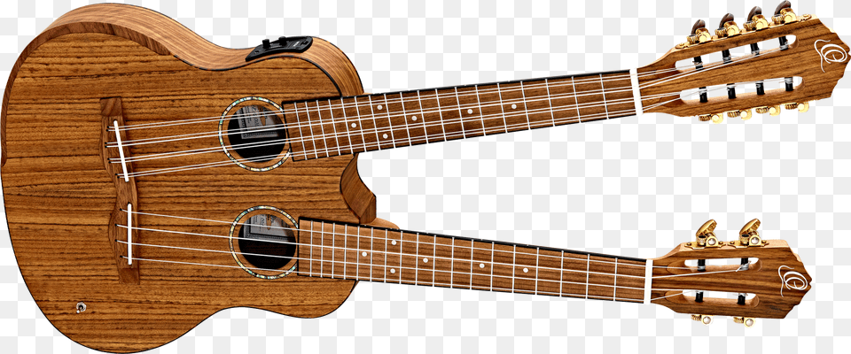 Bass Guitar Ukulele Guitar Double Neck, Musical Instrument, Bass Guitar, Mandolin Free Transparent Png