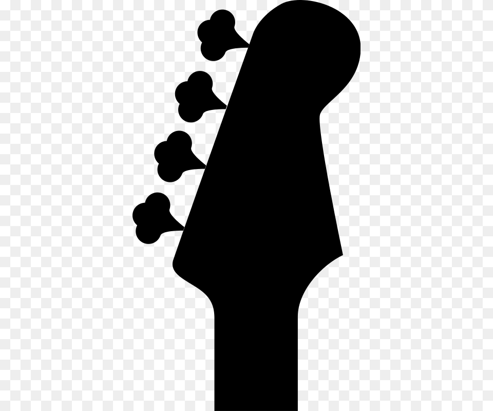 Bass Headstock, Gray Free Png