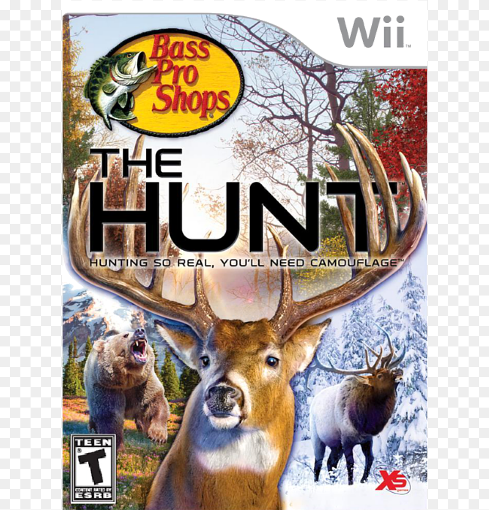 Bass Pro Shops Wii, Animal, Bear, Deer, Mammal Free Transparent Png