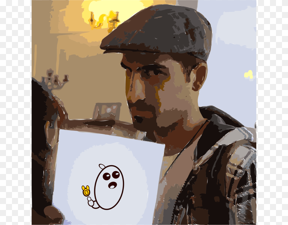 Bassel Khartabil Line Art Computer Icons Drawing Soldier Clip Art, Portrait, Photography, Person, Head Png