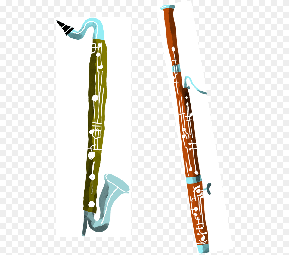 Bassoon Amp Clarinet Lockup Graphic Design, Musical Instrument, Oboe Free Png Download