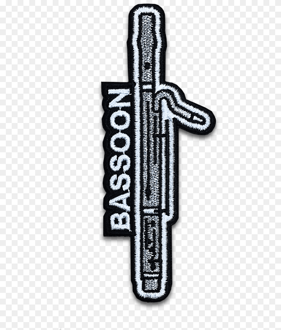 Bassoon Instrument Patch Cross, Symbol, Outdoors, Ice, Nature Free Png Download