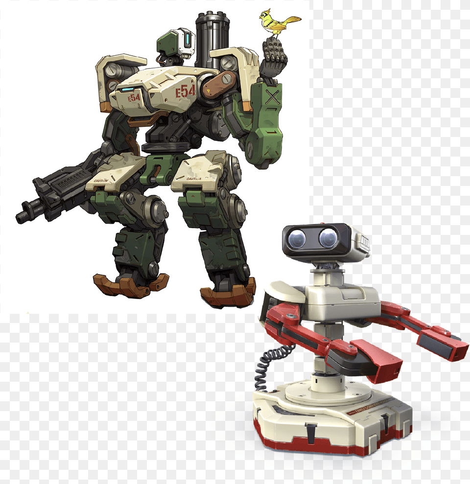 Bastion X R Overwatch Character Design, Robot, Toy Free Transparent Png