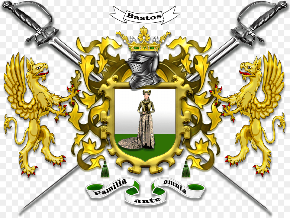 Bastos Family Coat Of Arms Extra Larger Coat Of Arms Free Transparent Png