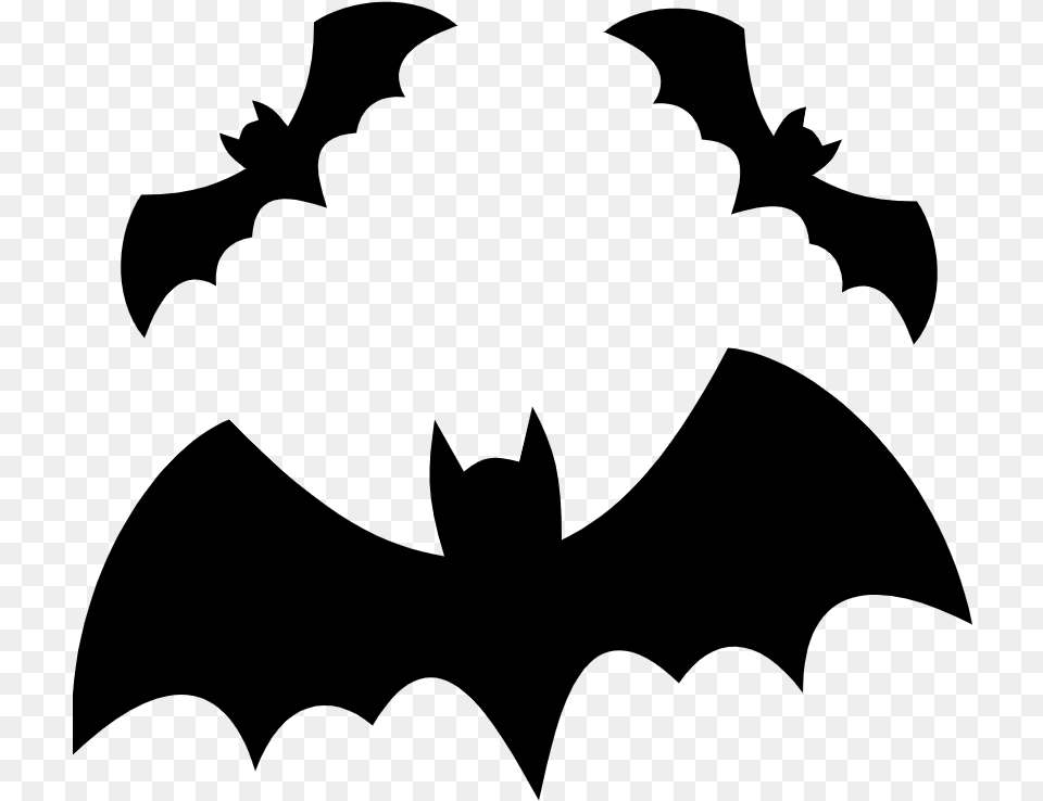 Bat, Gray Free Png