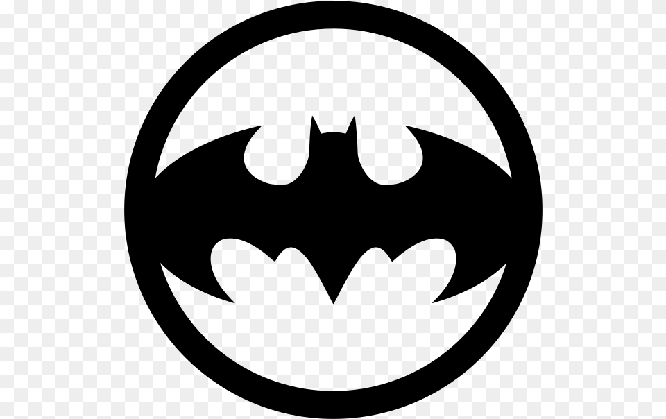 Bat Batman, Gray Free Png Download