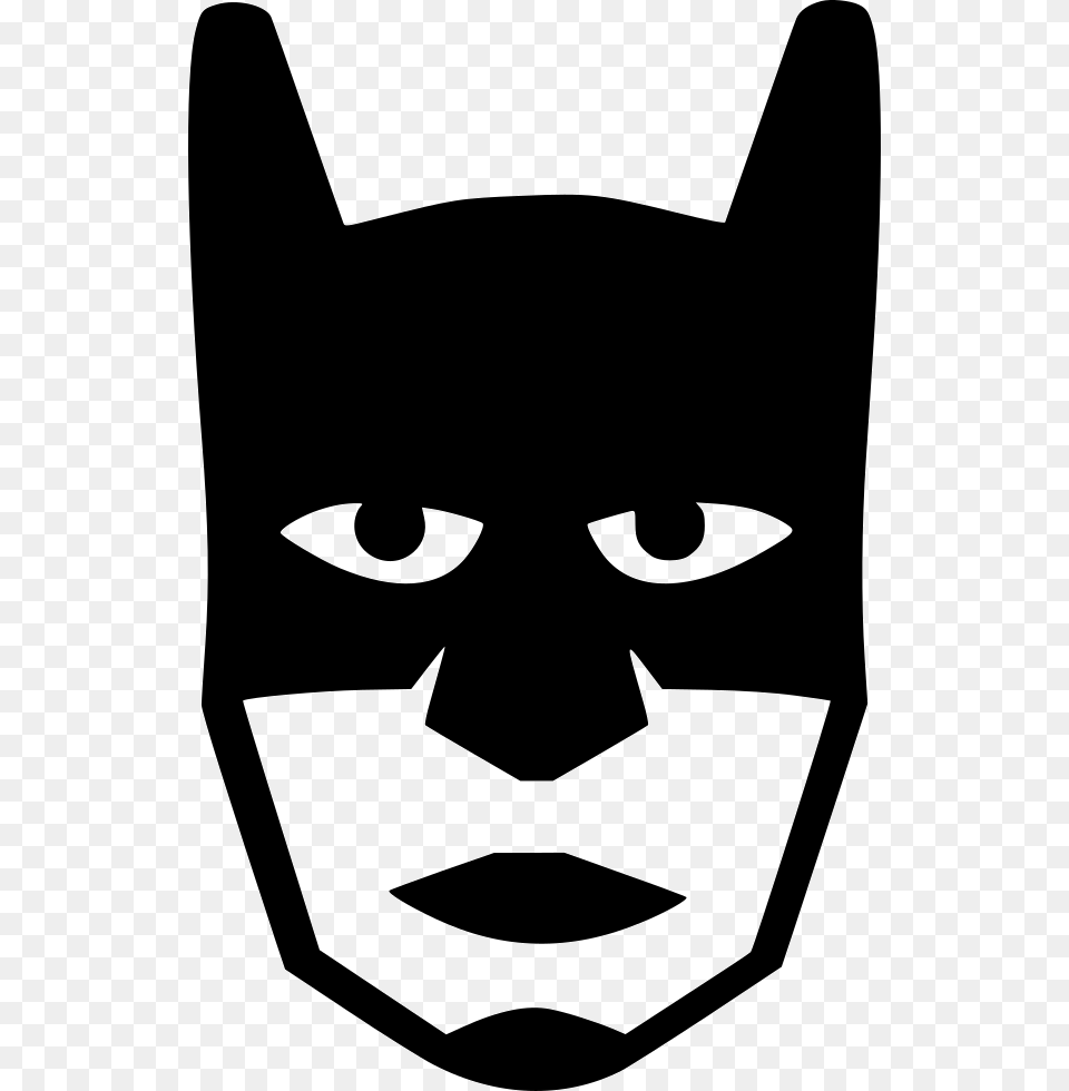 Bat Batman Hero Head, Stencil, Animal, Fish, Sea Life Free Png