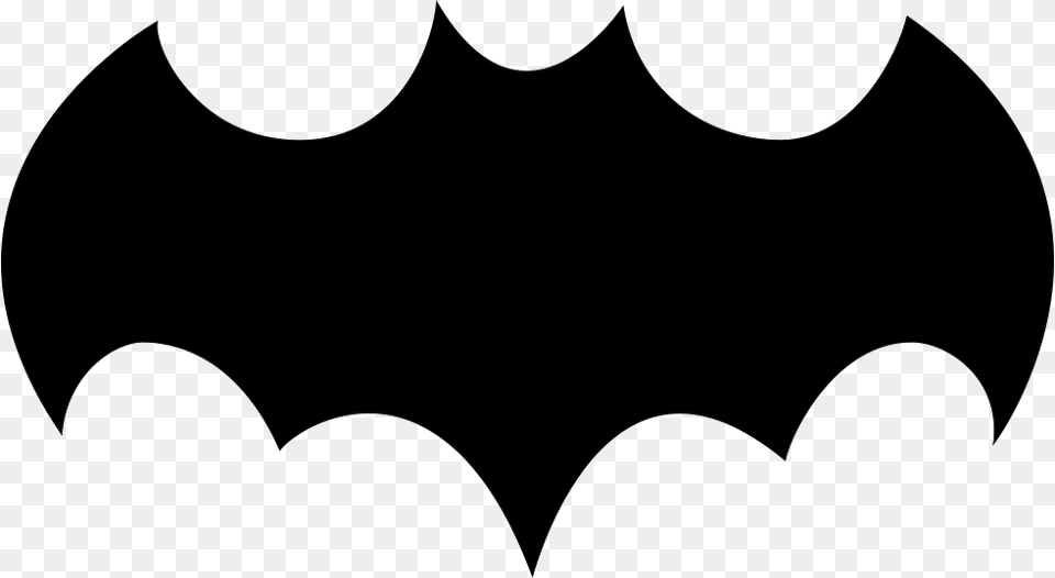Bat Black Shape With Open Wings Shape Of Bat Wing, Logo, Symbol, Batman Logo, Animal Free Png