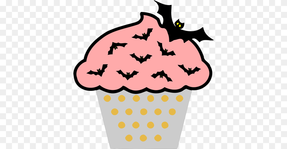 Bat Cake, Ice Cream, Cream, Food, Dessert Free Png Download