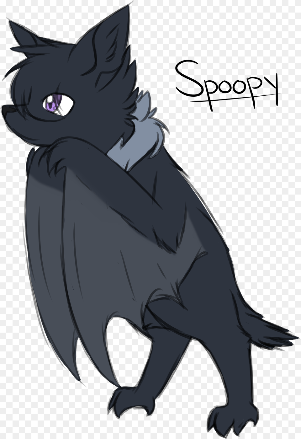 Bat Cat Anime Drawing Drawings Of Animated Bats, Person Free Transparent Png