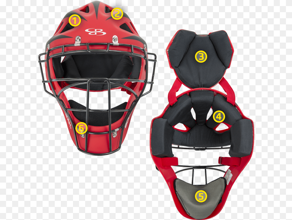 Bat Catcher Mask, Helmet, American Football, Football, Person Png Image