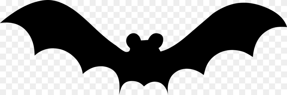 Bat Clipart, Gray Png Image