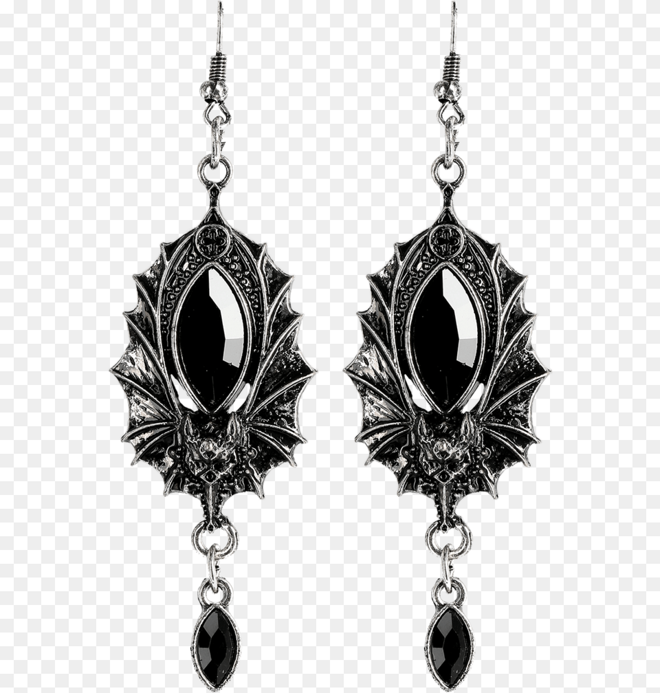 Bat Earrings Silver, Accessories, Earring, Jewelry, Chandelier Free Png