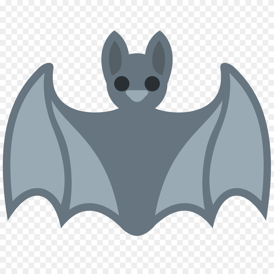 Bat Emoji Clipart, Animal, Mammal, Wildlife, Bear Png