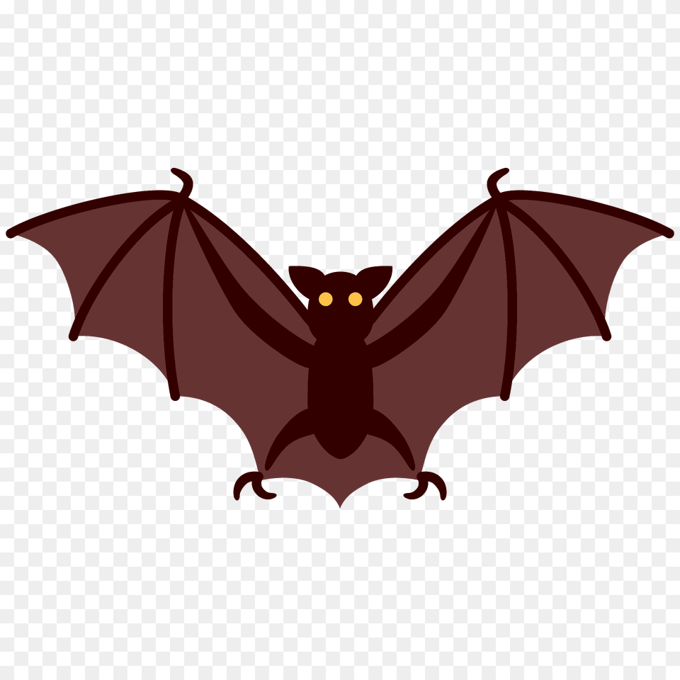 Bat Emoji Clipart, Animal, Wildlife, Mammal Png