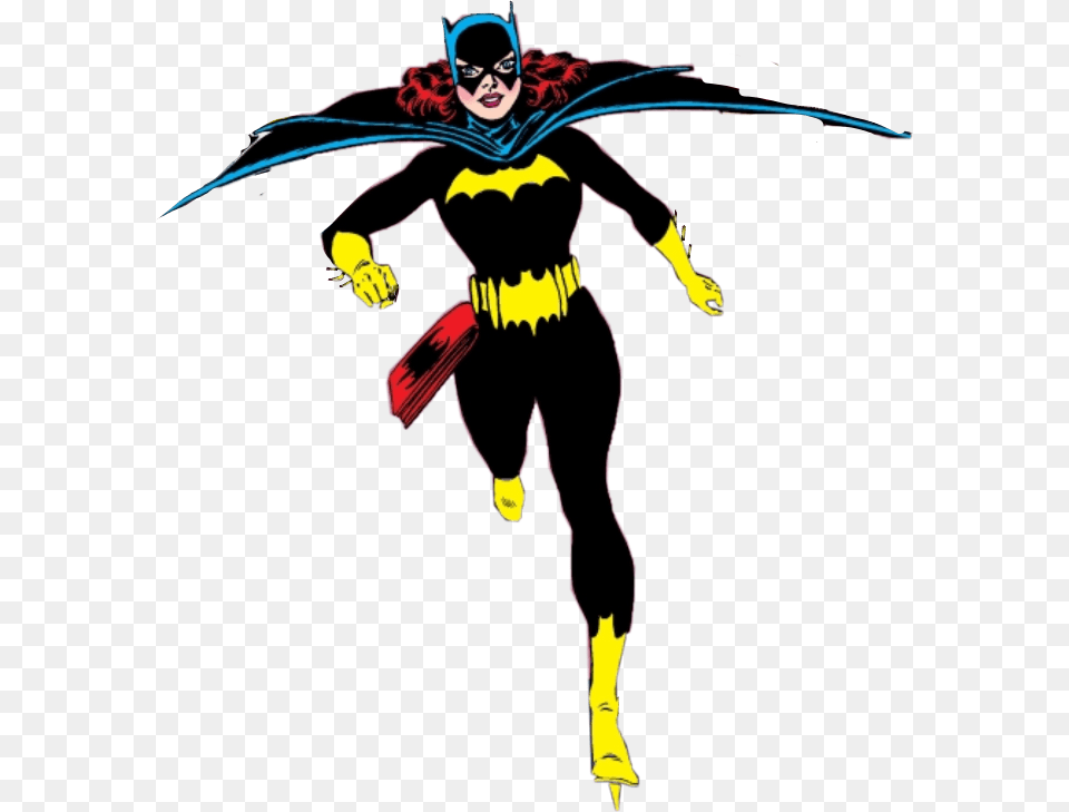 Bat Girl Women Woman Batgirl First Awesome Batman Comic Comic Batgirl, Person, Face, Head, Cartoon Free Transparent Png