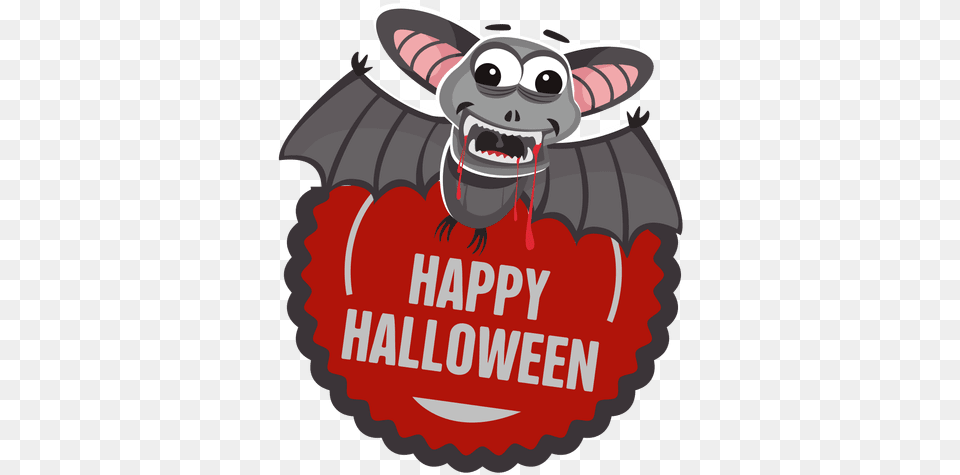 Bat Halloween Label Transparent U0026 Svg Vector File Bat Animated, Dynamite, Weapon, Logo Png