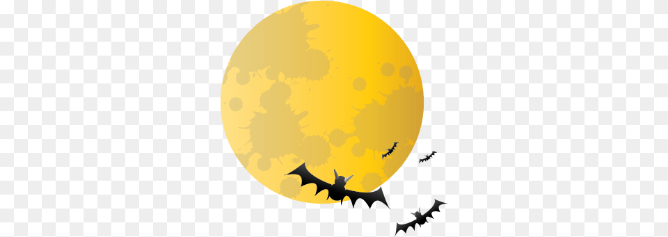 Bat Moon Download Arts Scary Halloween Moon, Astronomy, Nature, Night, Outdoors Png Image