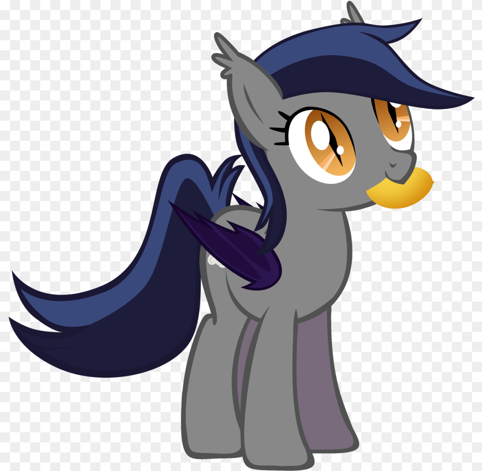 Bat Pony Cute Death Stare Fruit Mango Mouth Mlp Bat Pony Cute, Baby, Person, Cartoon Free Transparent Png