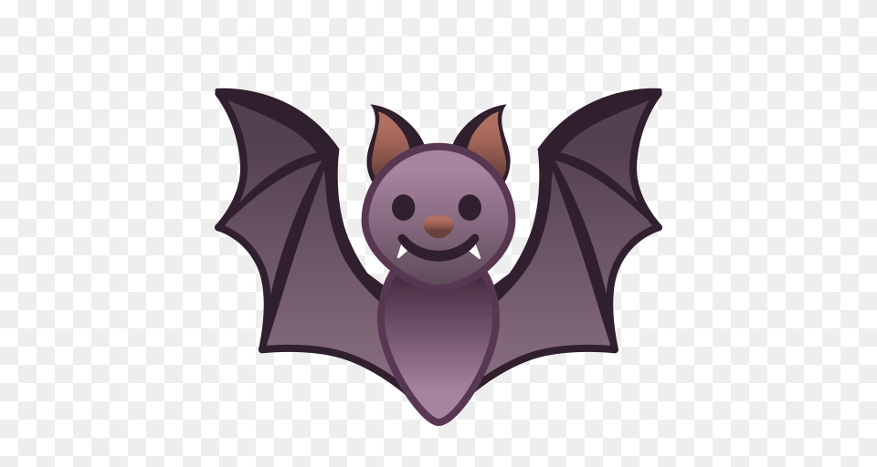Bat Purple Emoji Bat Emoji, Animal, Mammal, Wildlife, Kangaroo Png Image
