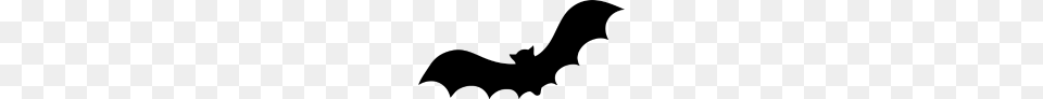 Bat Silhouette, Gray Free Png Download