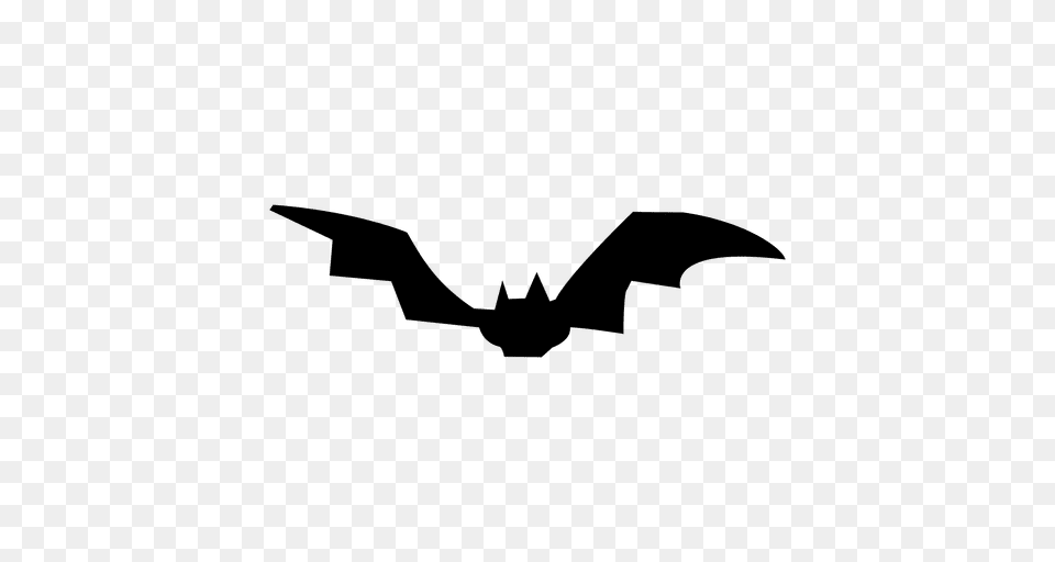 Bat Silhouette Flying, Logo, Animal, Mammal, Wildlife Png Image