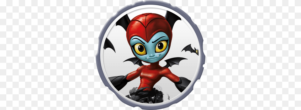 Bat Spin Icon Skylanders Trap Team Bat Spin Character, Baby, Person Png Image