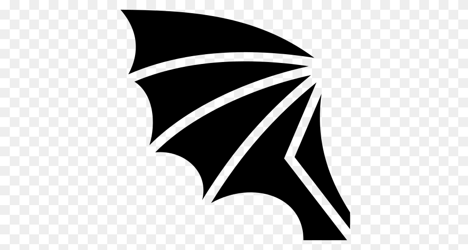 Bat Wing Icon Free Of Game Icons, Gray Png