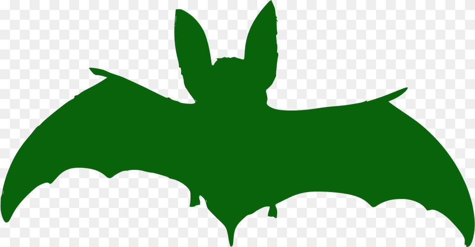 Bat With Outstretched Wings Silhouette, Animal, Mammal, Wildlife, Logo Free Png