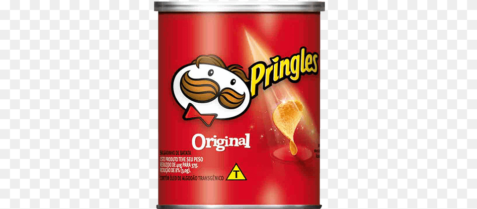 Batata Frita Pringles Original 37g Batata Pringles, Advertisement, Tin, Food, Ketchup Free Transparent Png