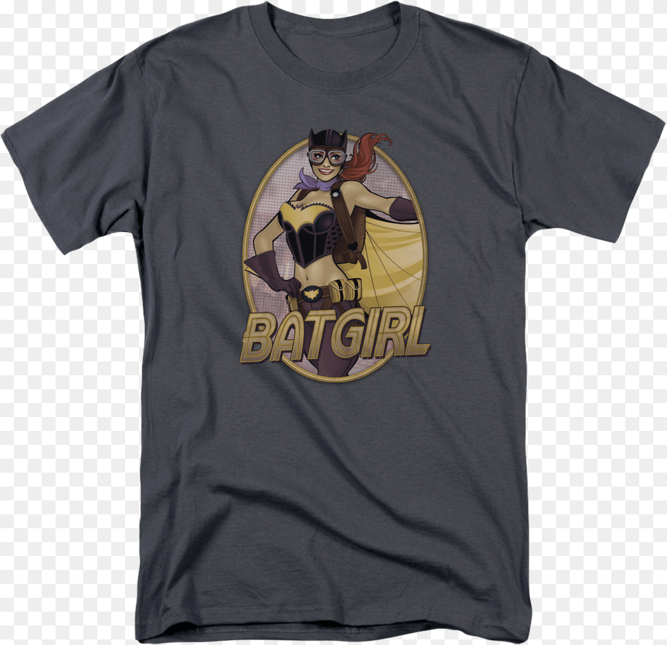 Batcycle Gear Batgirl T Shirt Judge Dredd Mens Shirt, Clothing, T-shirt, Person, Face Png Image